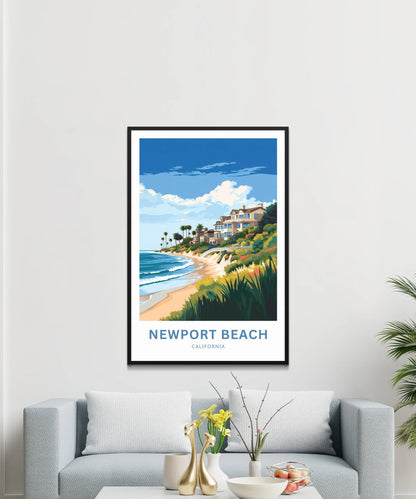 Newport Beach Travel Poster