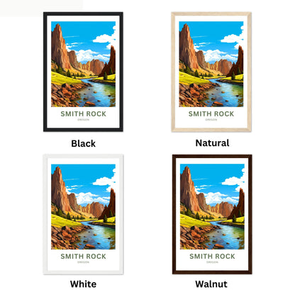 Smith Rock Travel Poster