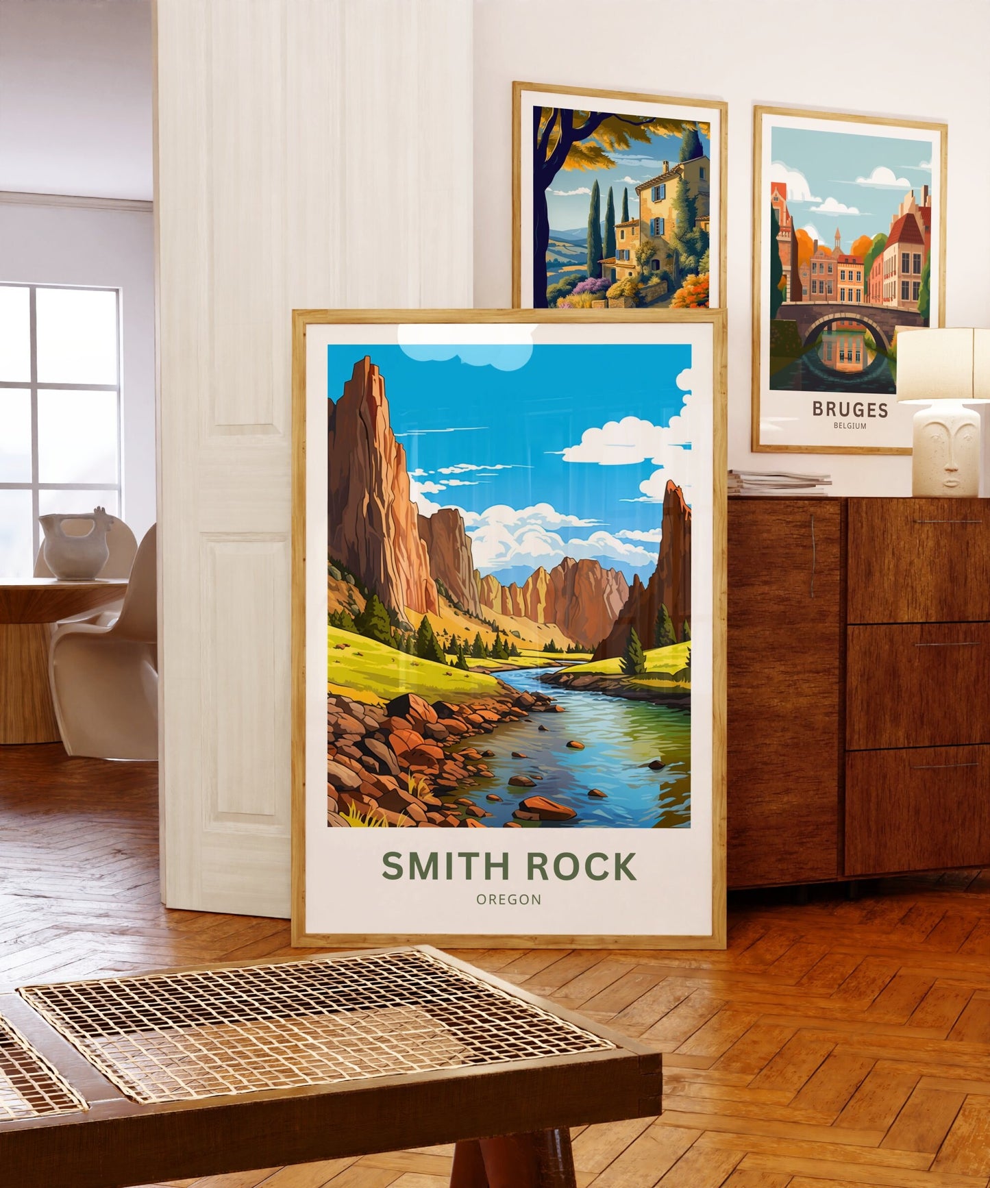 Smith Rock Travel Poster