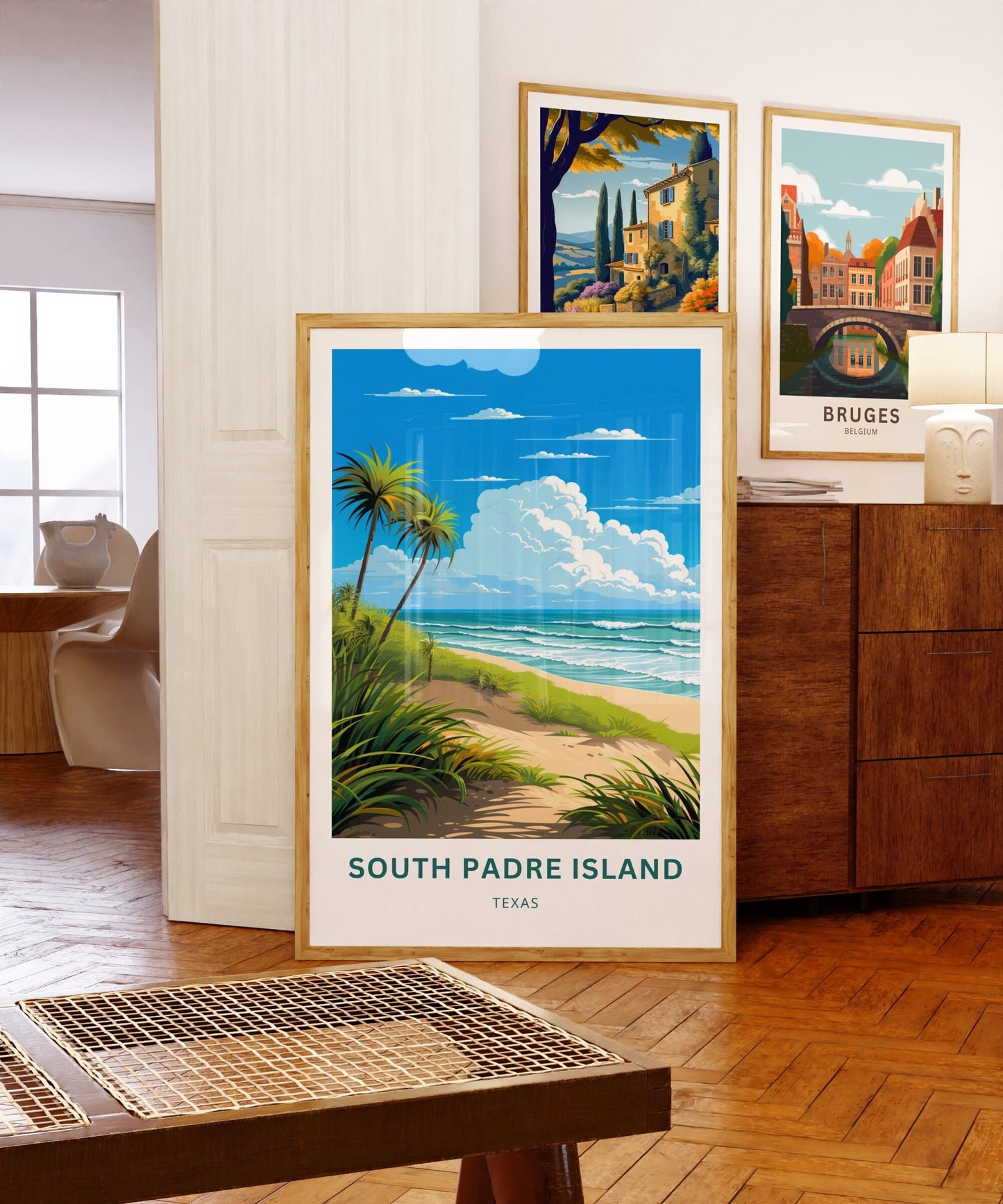 South Padre Island Travel Poster