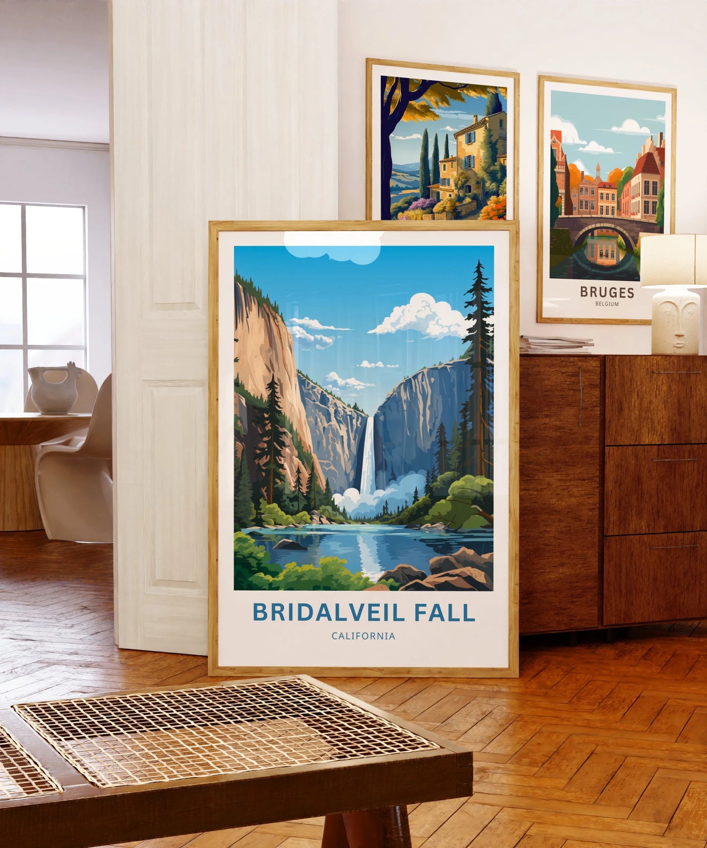 Bridalveil Falls Travel Poster