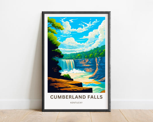 Cumberland Falls Travel Poster