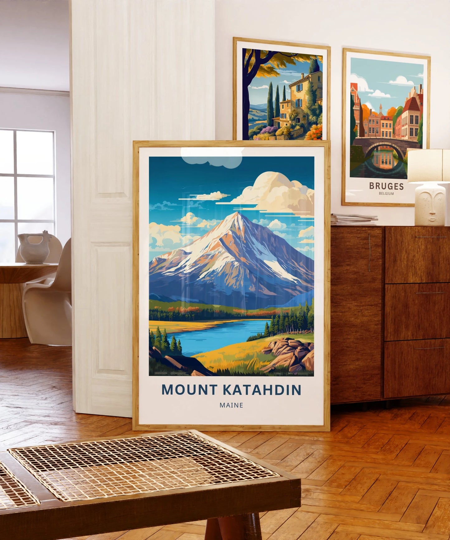 Mount Katahdin Travel Poster