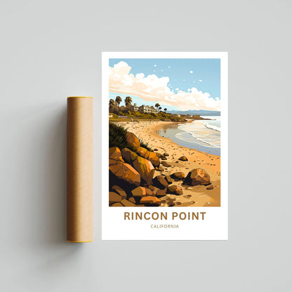 Rincon Travel Poster