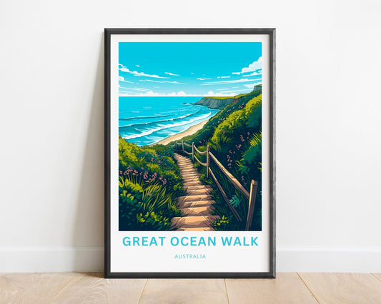 Great Ocean Walk Travel Poster