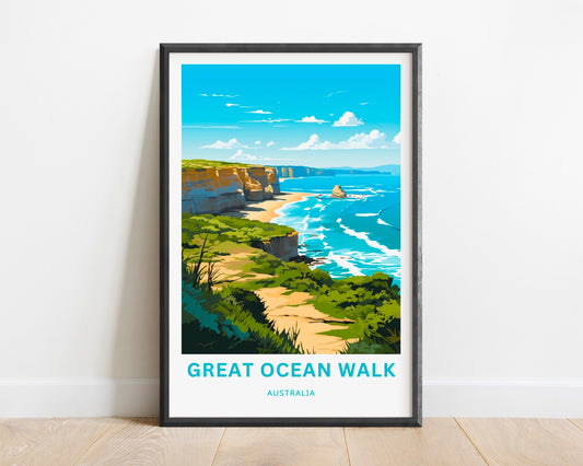 Great Ocean Walk Travel Poster