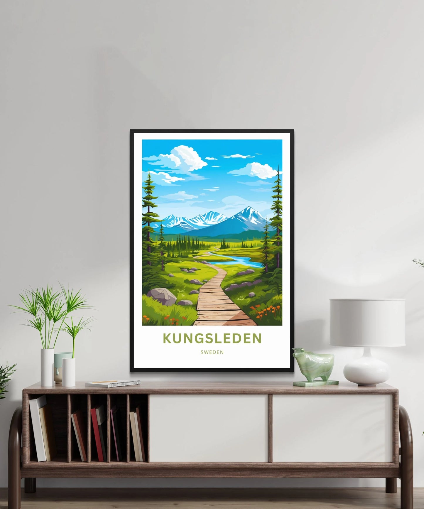 Kungsleden Travel Poster