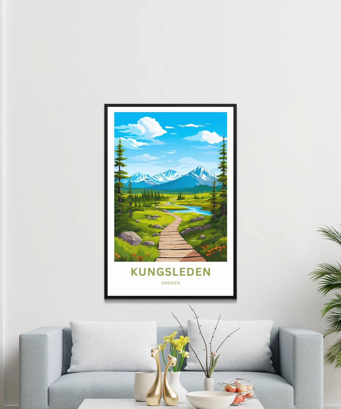 Kungsleden Travel Poster