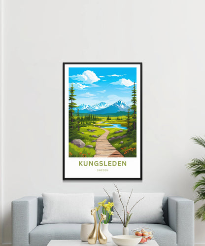 Kungsleden Travel Poster