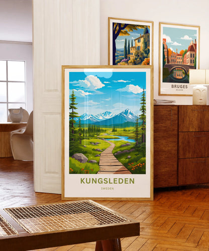 Kungsleden Travel Poster