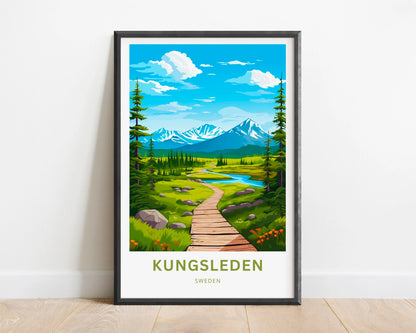 Kungsleden Travel Poster