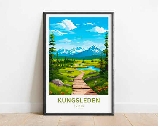 Kungsleden Travel Poster