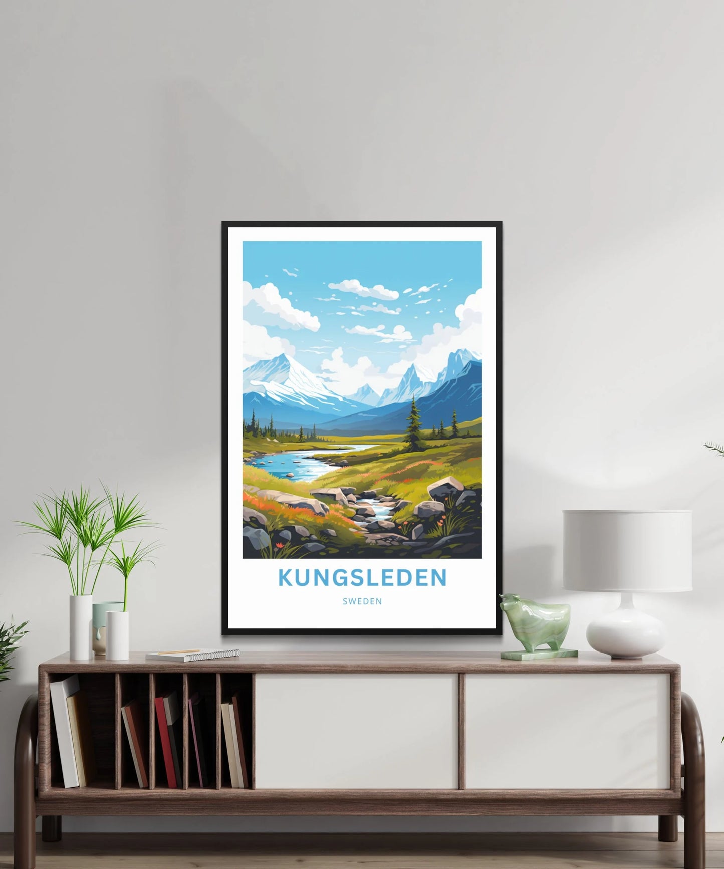 Kungsleden Travel Poster