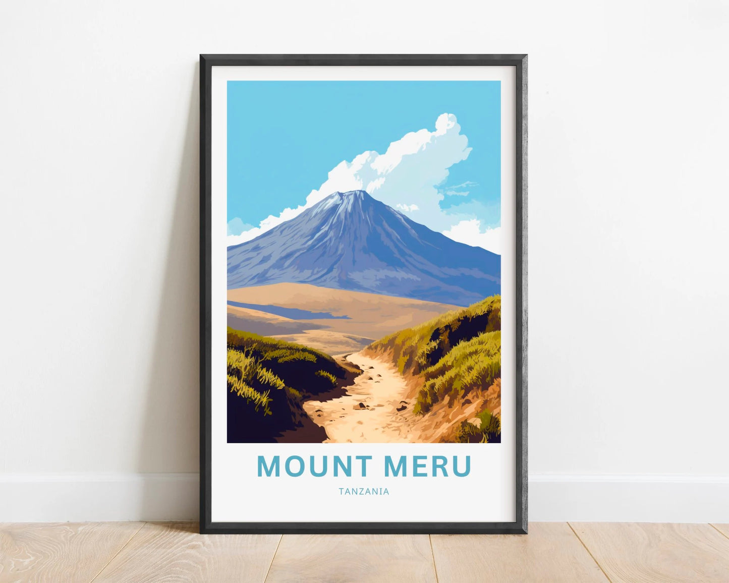 Mount Meru Travel Poster