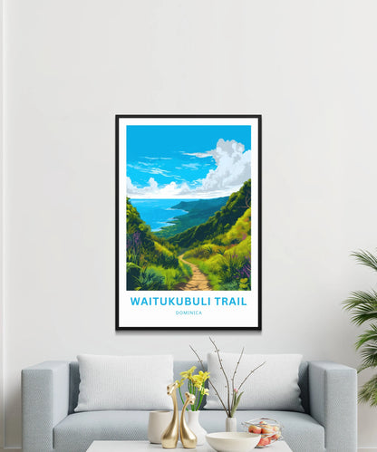 Waitukubuli Trail Travel Poster