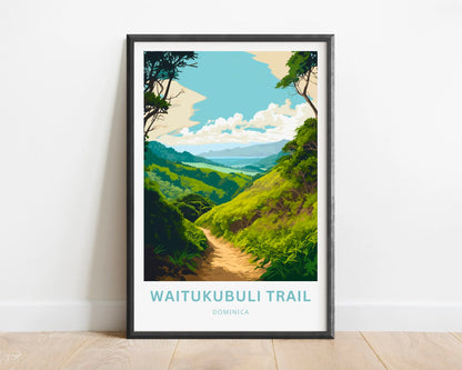 Waitukubuli Trail Travel Poster