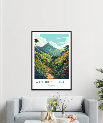 Waitukubuli Trail Travel Poster