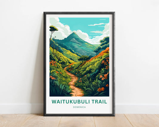 Waitukubuli Trail Travel Poster