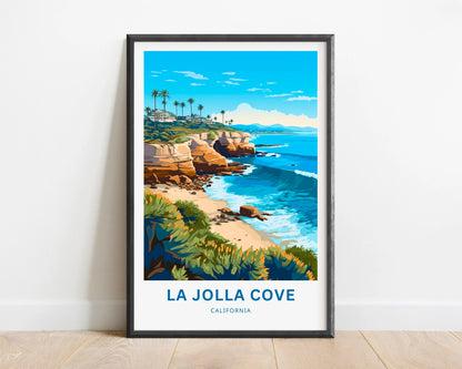 La Jolla Cove Travel Poster