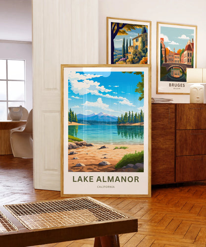 Lake Almanor Travel Poster