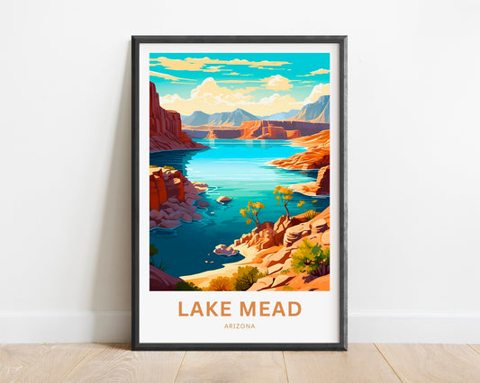 Lake Mead Travel Poster