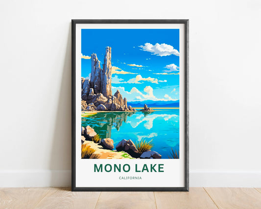 Mono Lake Travel Poster