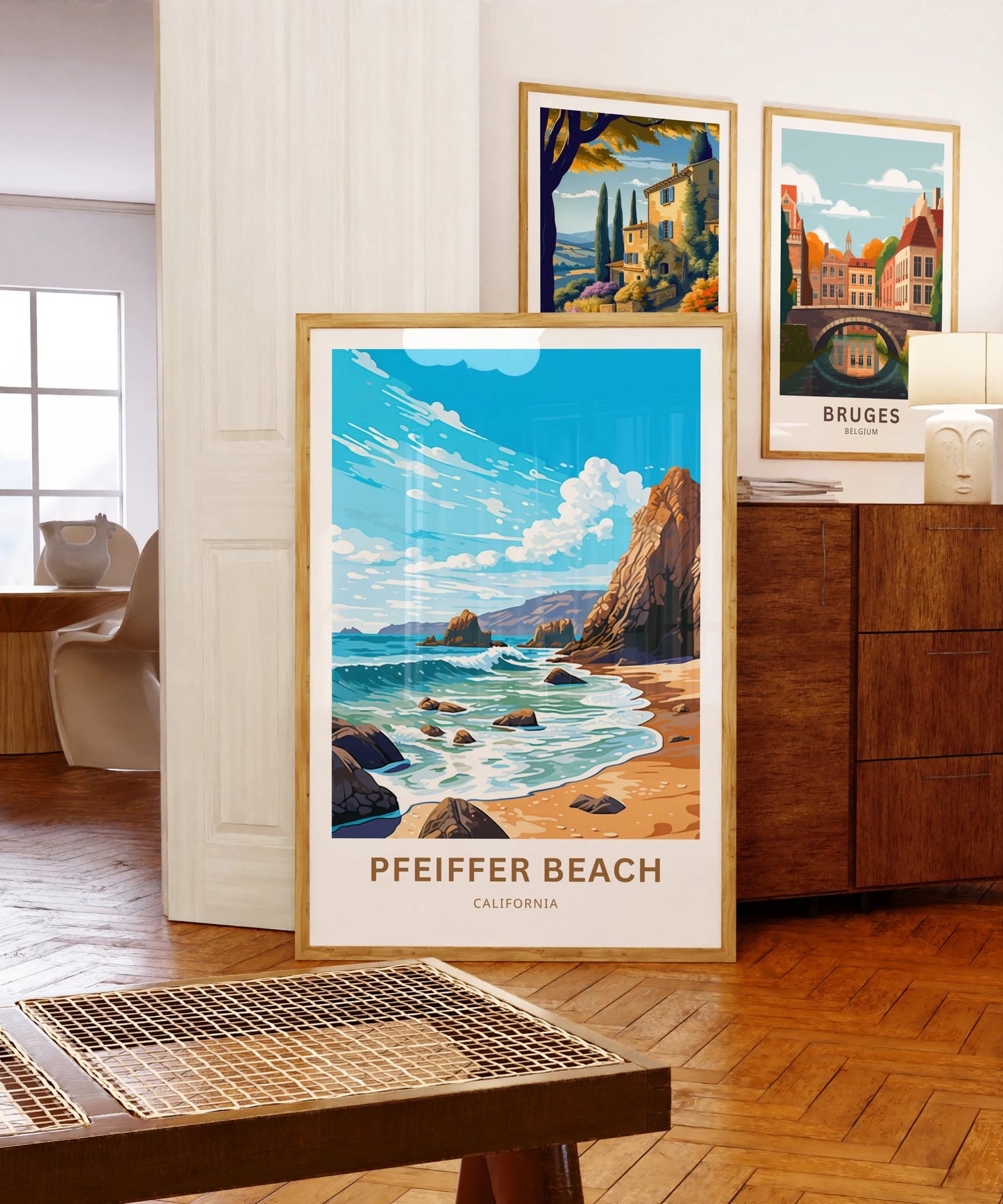 Pfeiffer Beach Travel Poster