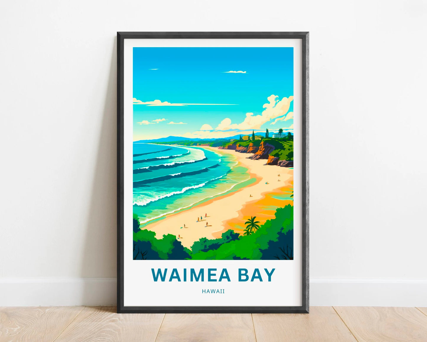 Waimea Bay Travel Poster