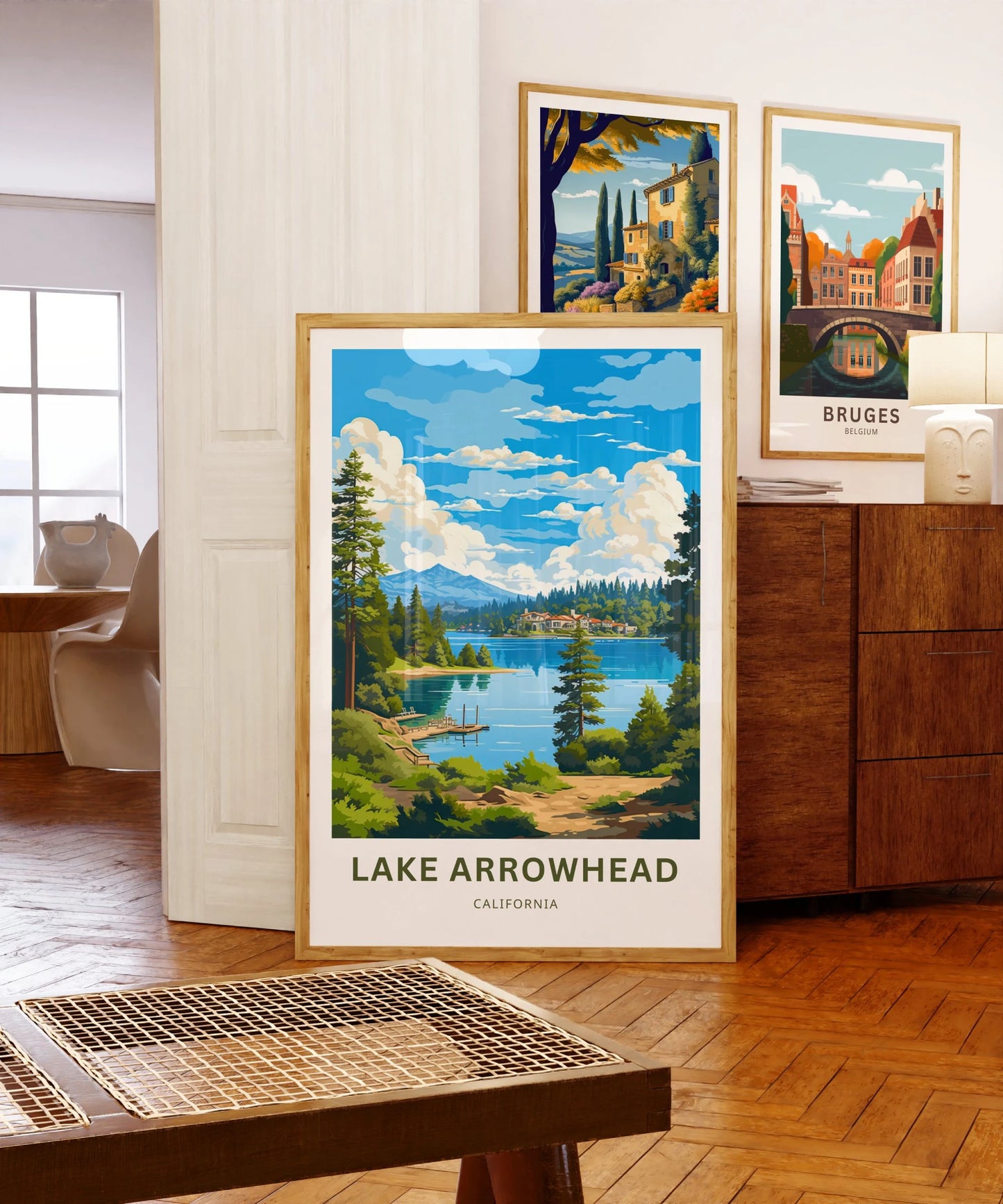 Lake Arrowhead Travel Poster