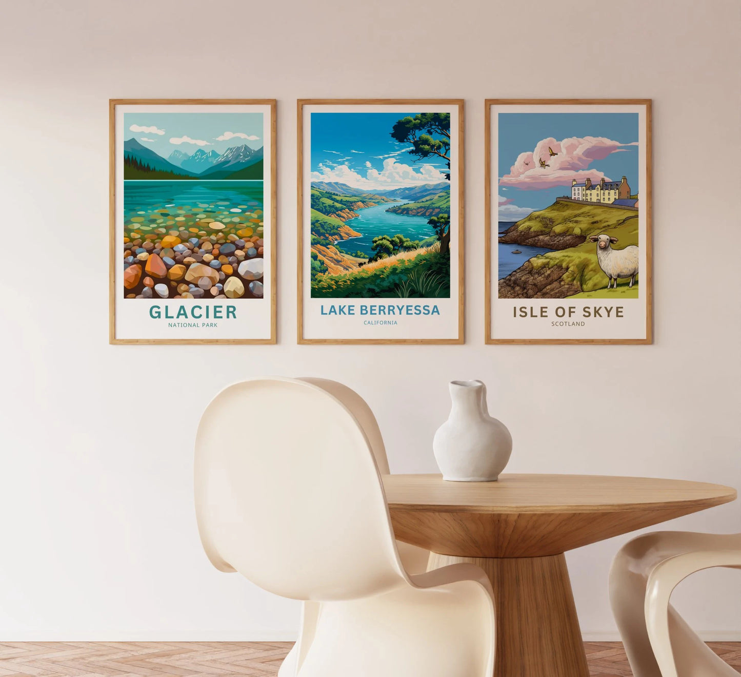 Lake Berryessa Travel Poster