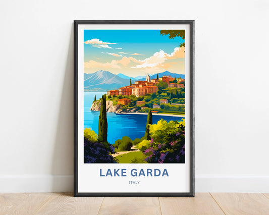 Lake Garda Travel Poster