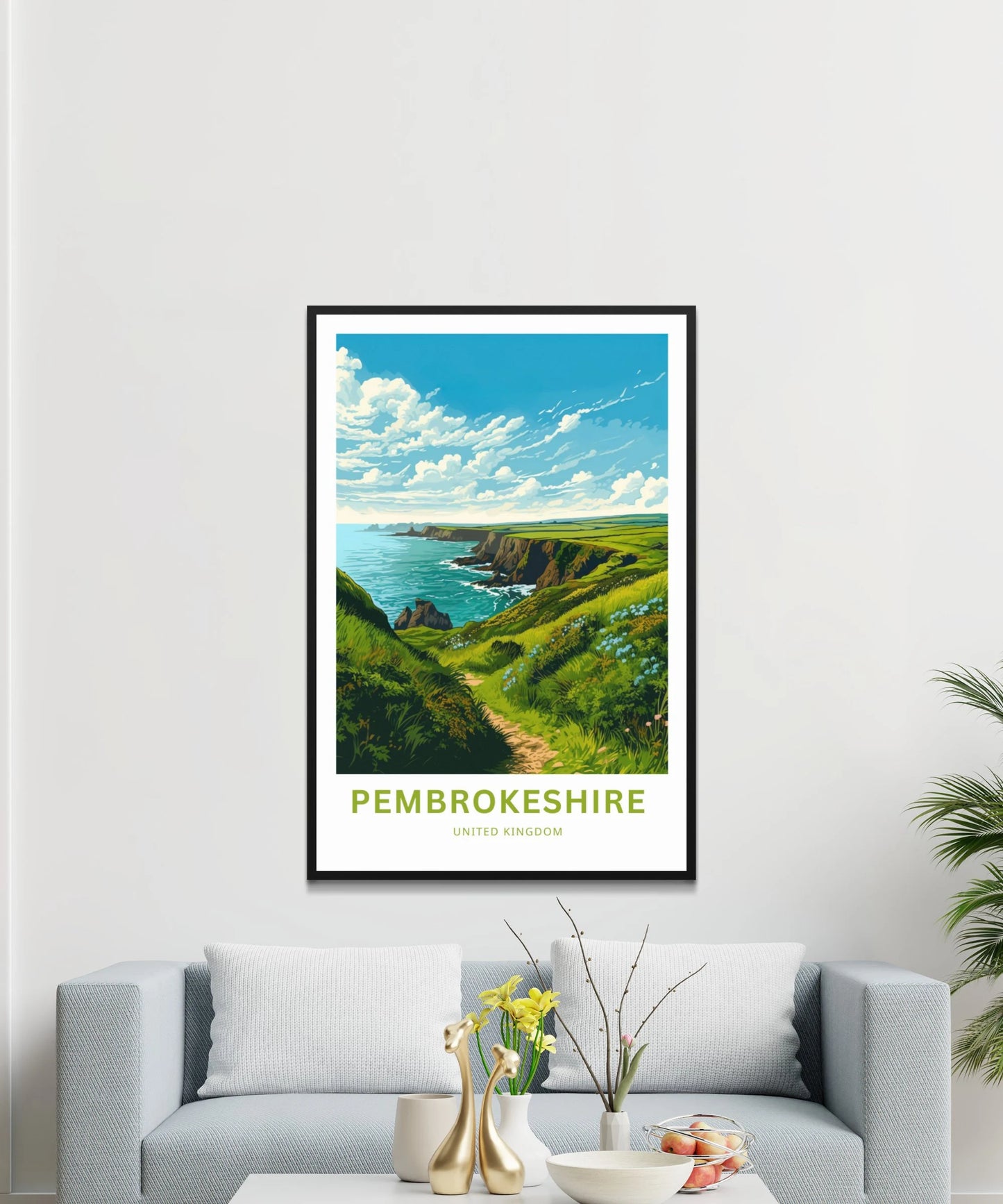 Pembrokeshire Travel Poster