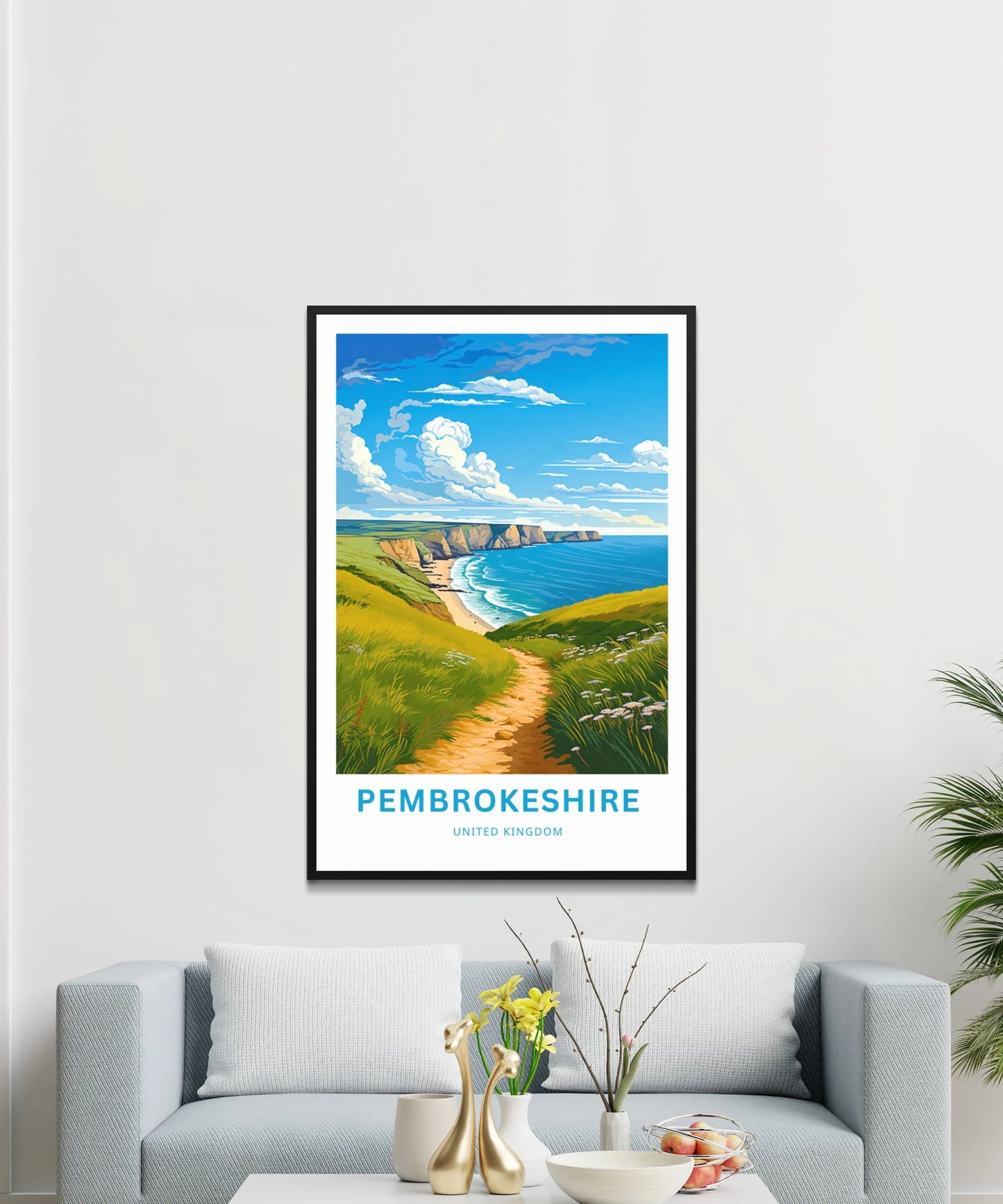 Pembrokeshire Travel Poster