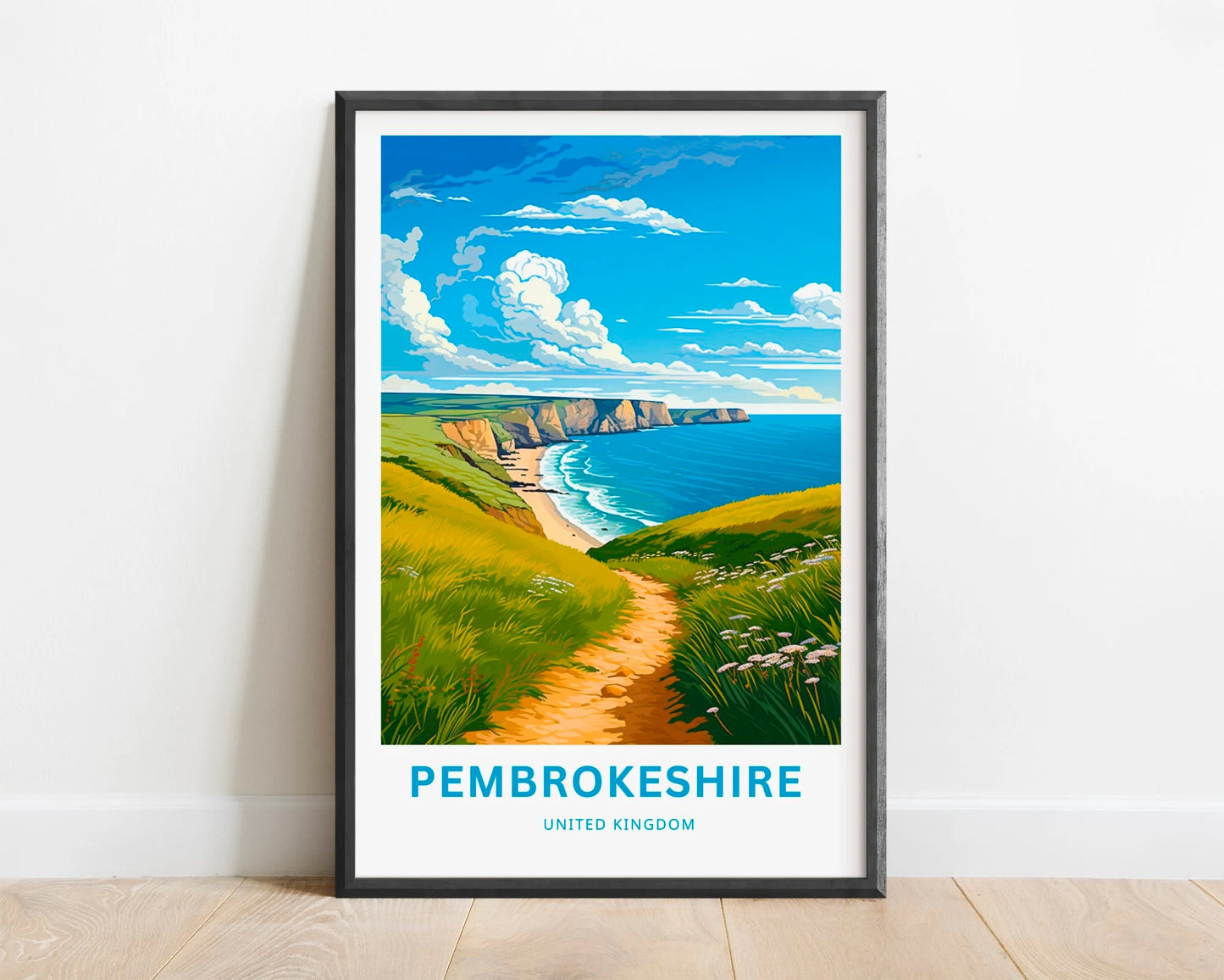 Pembrokeshire Travel Poster