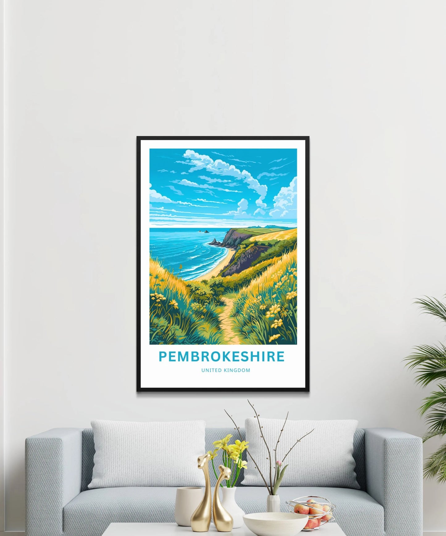 Pembrokeshire Travel Poster