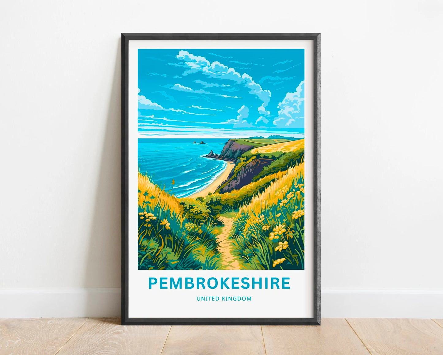 Pembrokeshire Travel Poster