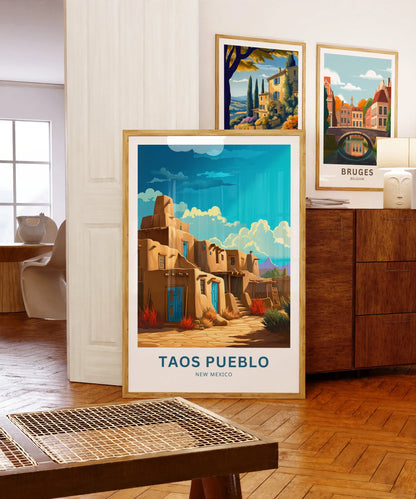 Toas Pueblo Travel Poster