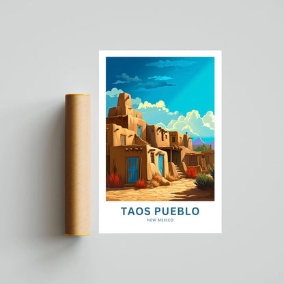 Toas Pueblo Travel Poster