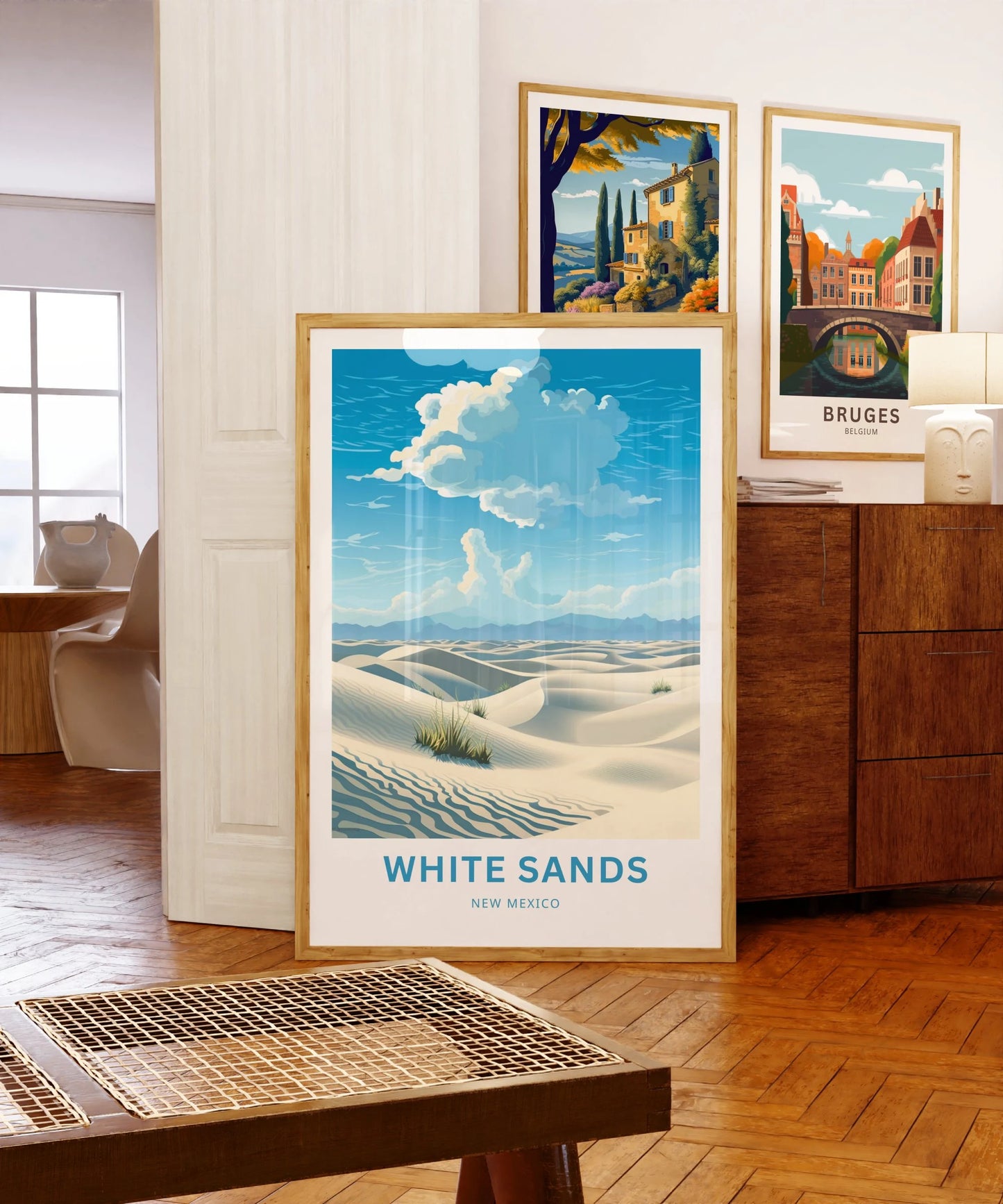 White Sands Travel Poster