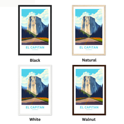 Yosemite El Capitan  Travel Poster