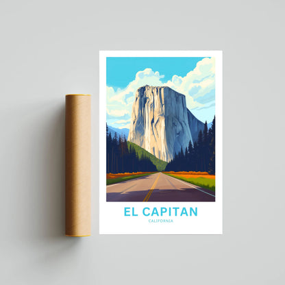 Yosemite El Capitan  Travel Poster