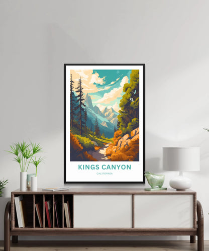 Kings Canyon Travel Poster