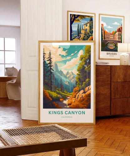 Kings Canyon Travel Poster