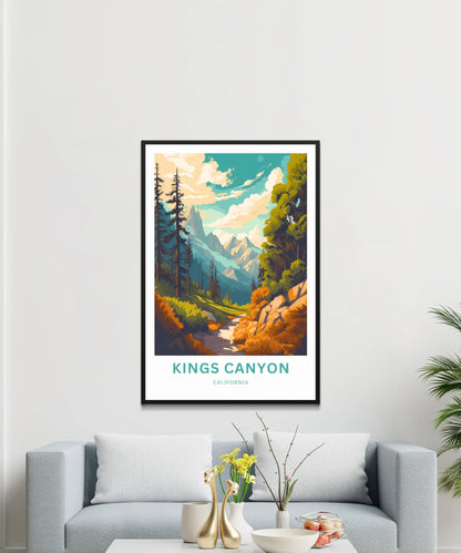 Kings Canyon Travel Poster