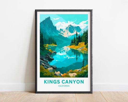 Kings Canyon Travel Poster