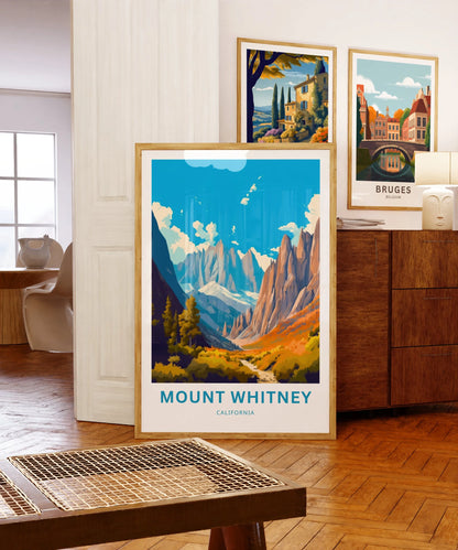 Mount Whitney Travel Poster