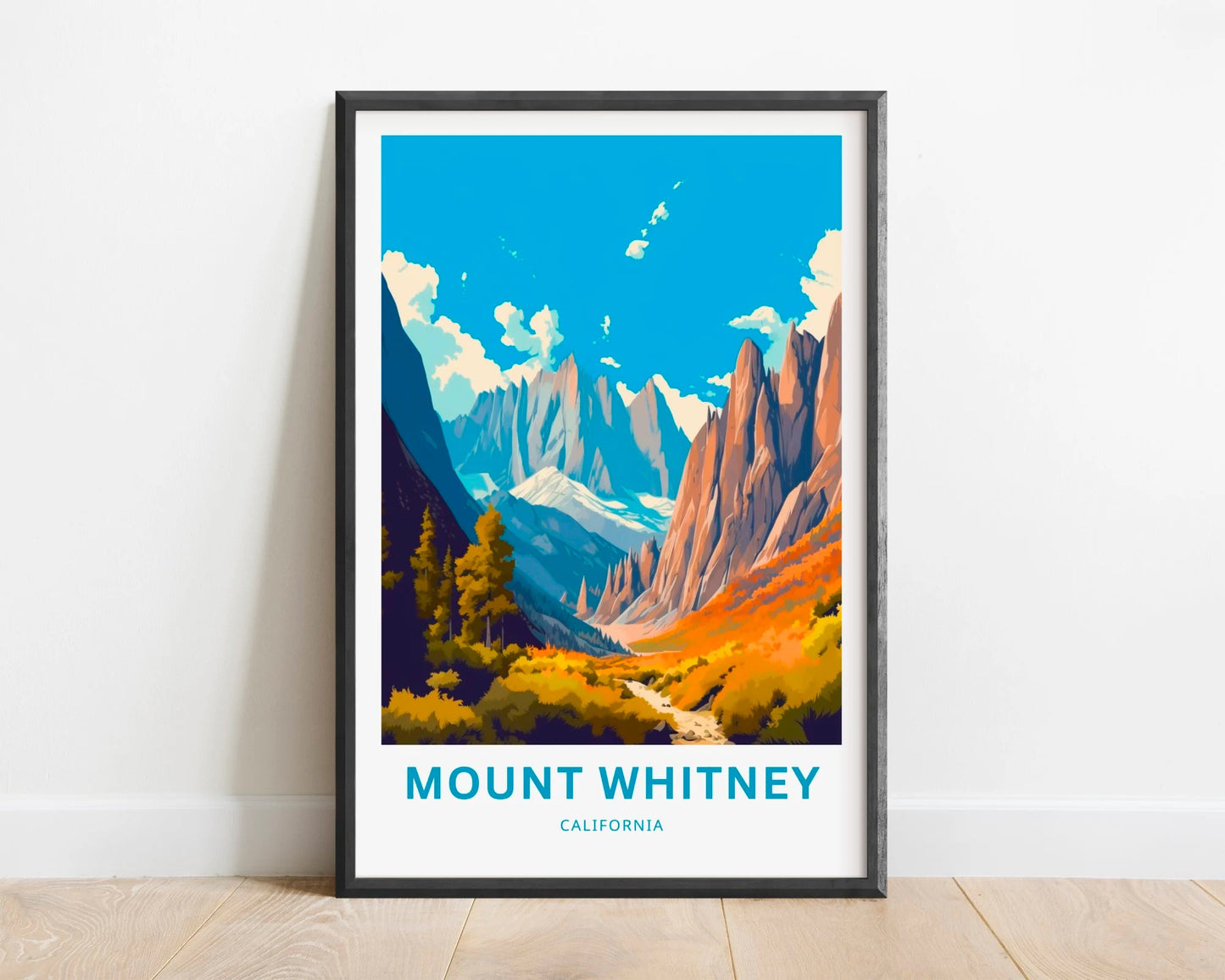 Mount Whitney Travel Poster