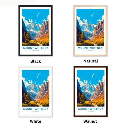 Mount Whitney Travel Poster