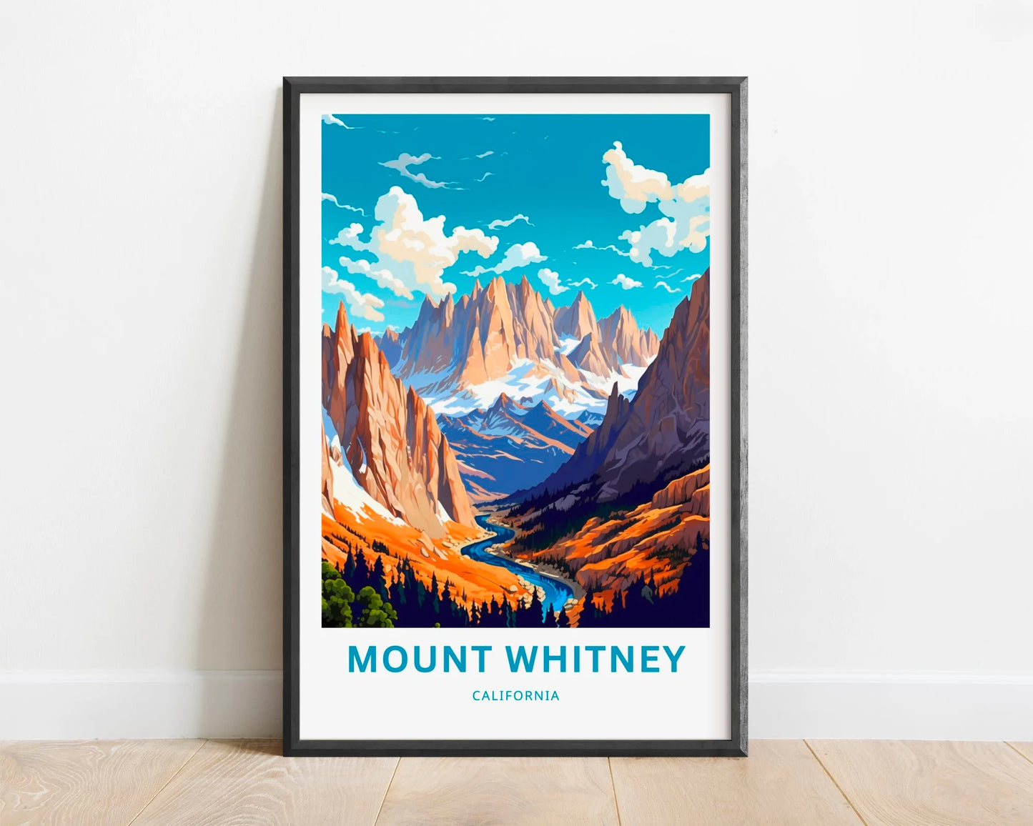 Mount Whitney Travel Poster