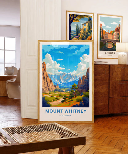 Mount Whitney Travel Poster